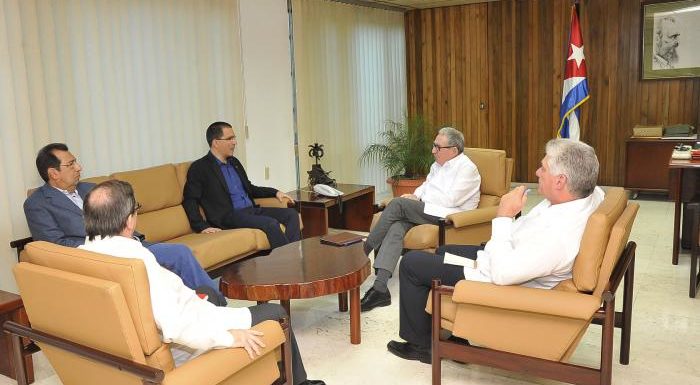 Canciller Jorge Arreaza de Visita en Cuba