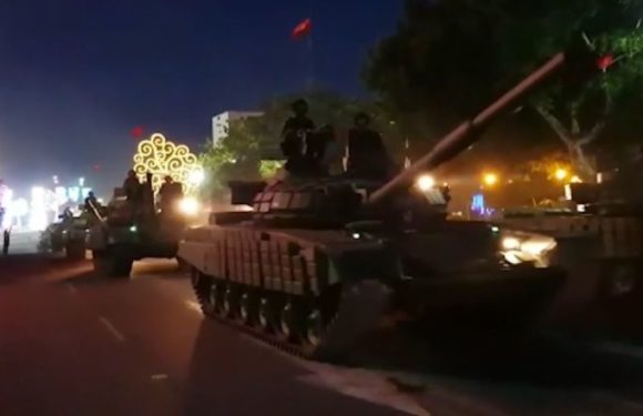 Tanques rusos salen a las calles en Nicaragua