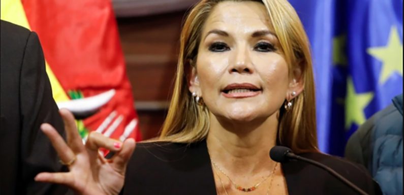 La presidenta de facto de Bolivia dice que el informe final de la OEA es una prueba de fraude
