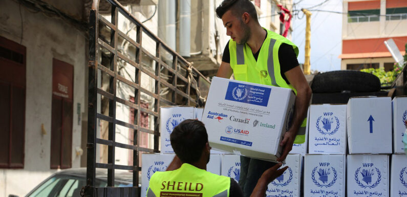 El PMA envía 17.000 toneladas de comida a Líbano