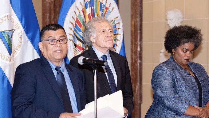 Nicaragua acusa a la OEA de realizar «actos infames» contra los pueblos de América