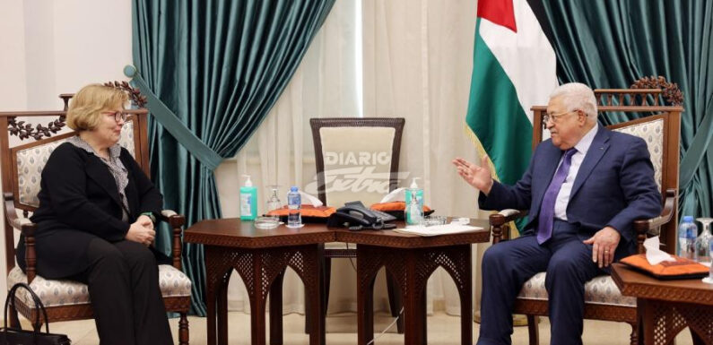 Presidente palestino acoge una delegación diplomática de Estados Unidos