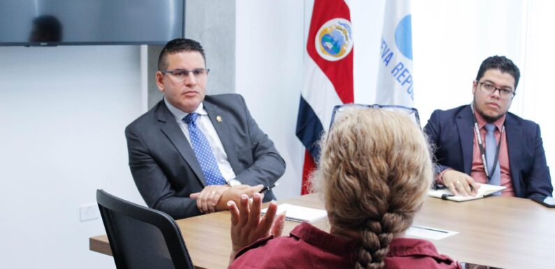 Fabricio Alvarado habla sobre la agenda de la reunión con el presidente Chaves hoy.