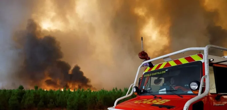 Incendios forestales en Francia provocan evacuación masiva
