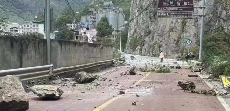 30 personas fallecidas en terremoto de 6,6 en China.