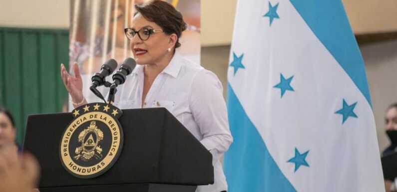 Presidenta de Honduras destaca logros durante 10 meses de su gestión