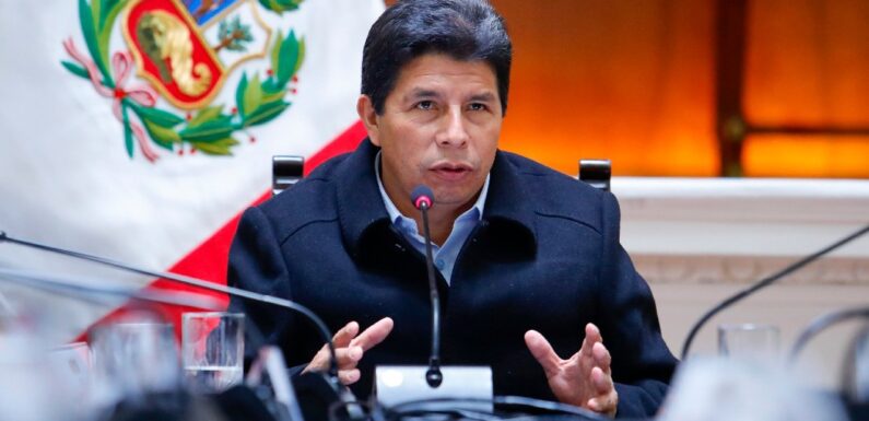 La insólita excusa que le dio Pedro Castillo a un congresista peruano sobre la polémica disolución del Parlamento