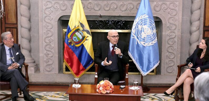 Alto Comisionado de la ONU para los Derechos Humanos Volker Türk concluye su visita oficial a Ecuador