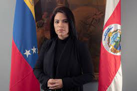 Embajadora de Venezuela en Costa Rica, envia comunicado del cierre y cese funciones  de la sede diplomática del Gobierno Interino de Juan Guaido.